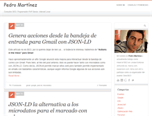 Tablet Screenshot of pedromg.com